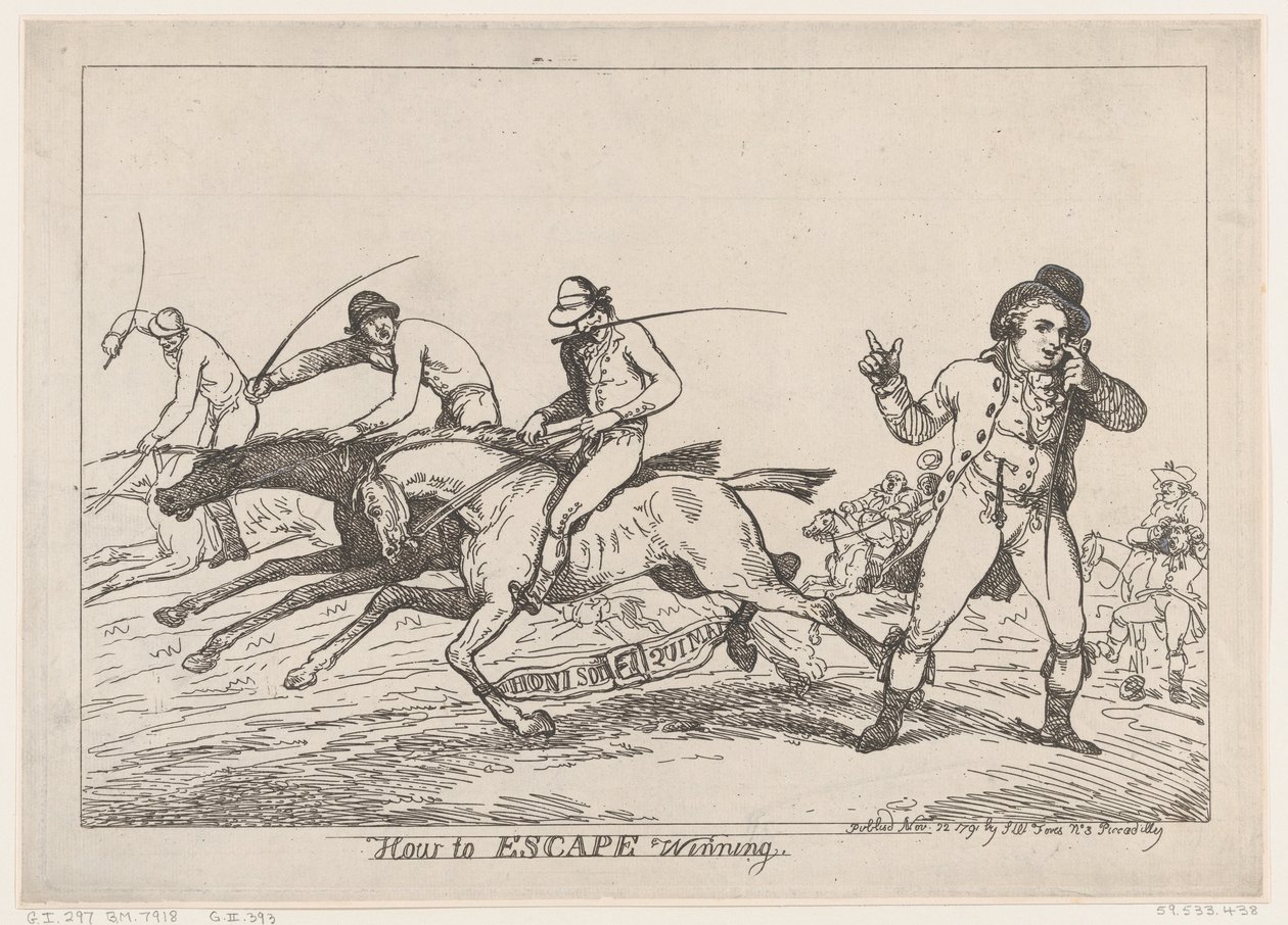 Kazanmaktan Nasıl Kaçılır, 22 Kasım 1791., 22 Kasım 1791. by Thomas Rowlandson