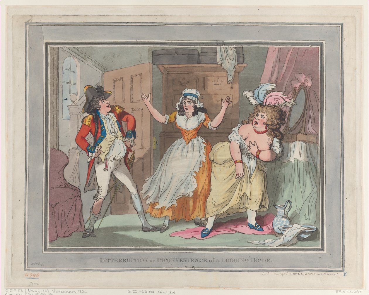 Bir Pansiyonun Kesintisi veya Rahatsızlığı, [Nisan..., [1 Nisan 1789], 1 Nisan 1824