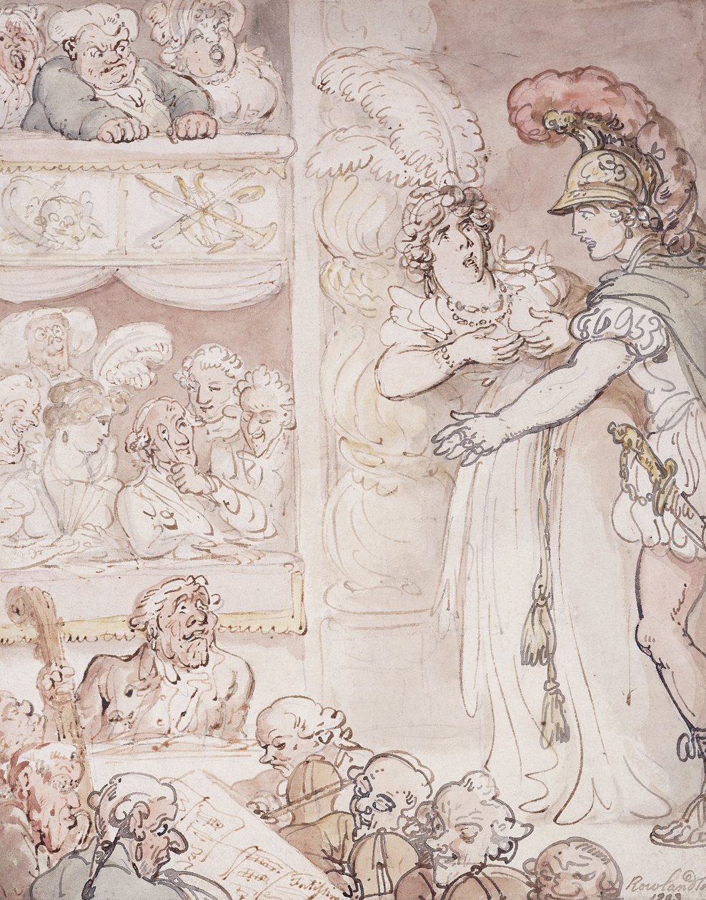 John Bull Operada, 1803 by Thomas Rowlandson