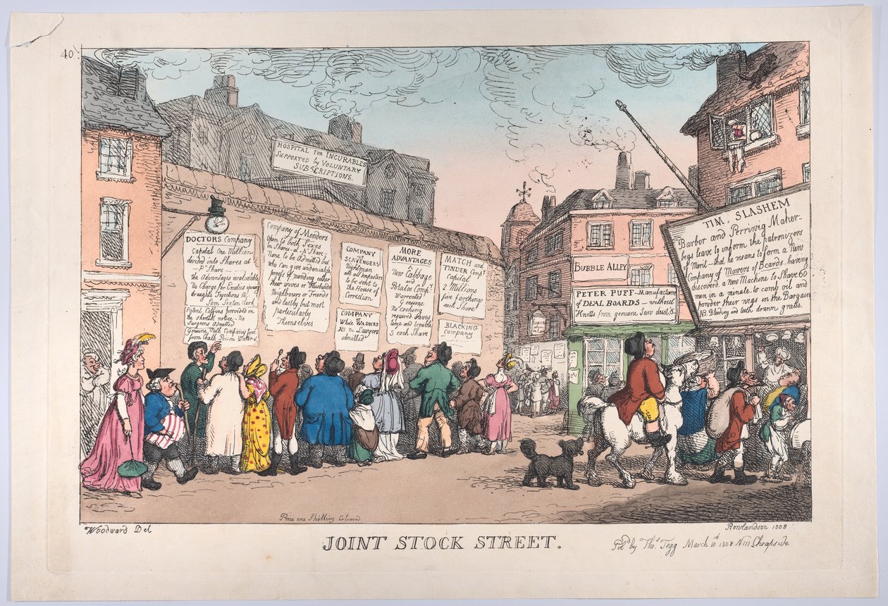 Anonim Cadde, 10 Mart 1808., 10 Mart 1808. by Thomas Rowlandson