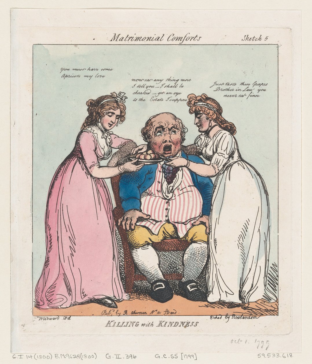 İyilikle Öldürmek, 1 Ekim 1799., 1 Ekim 1799. by Thomas Rowlandson