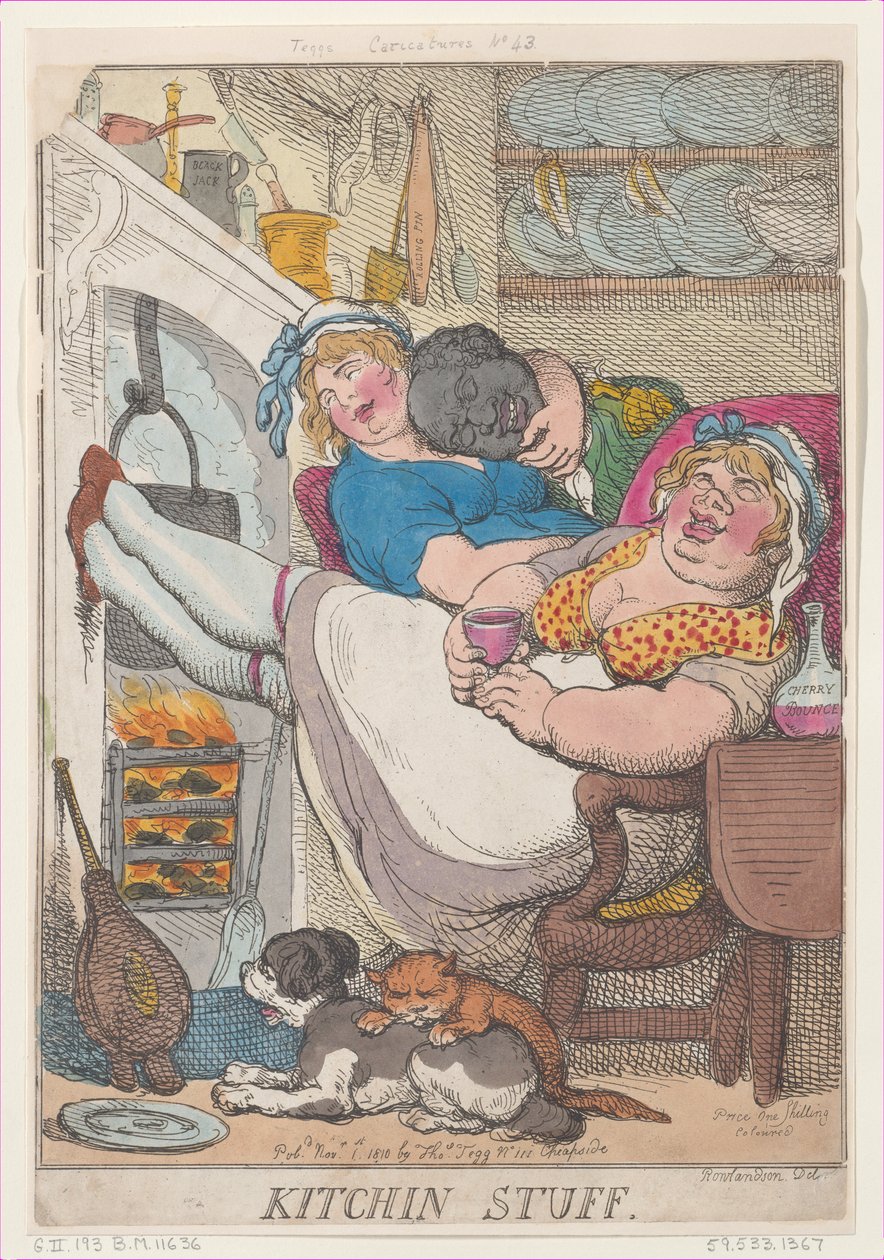 Kitchin Stuff, 1 Kasım 1810., 1 Kasım 1810. by Thomas Rowlandson