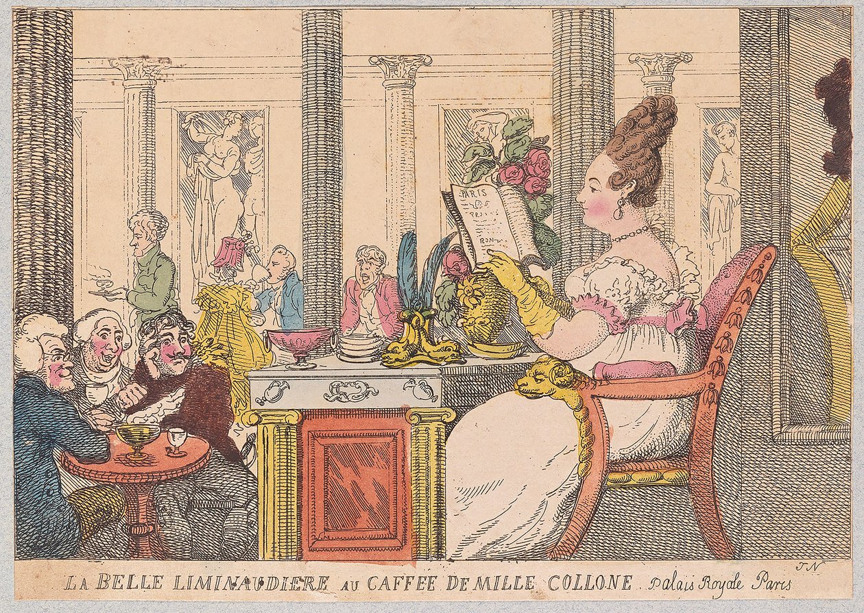 Café de Mille Colonne, Palais Royal, Paris, pub