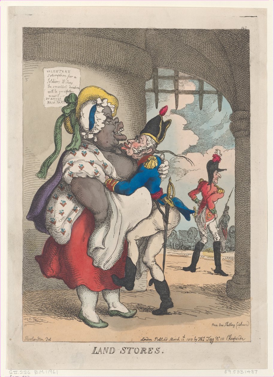 Arazi Mağazaları, 10 Mart 1812., 10 Mart 1812. by Thomas Rowlandson