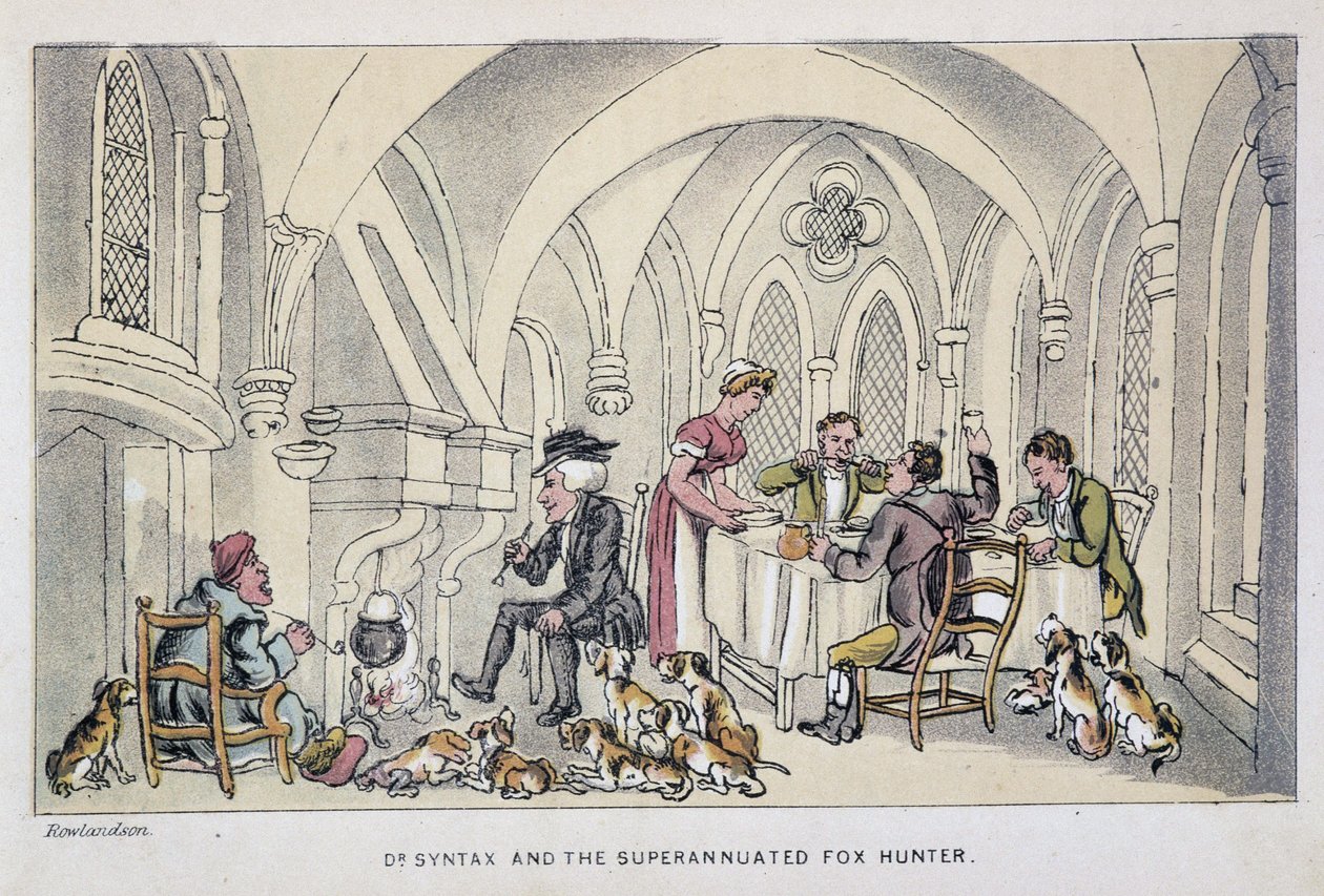 Le docteur à un repas des chasseurs - William Combe
