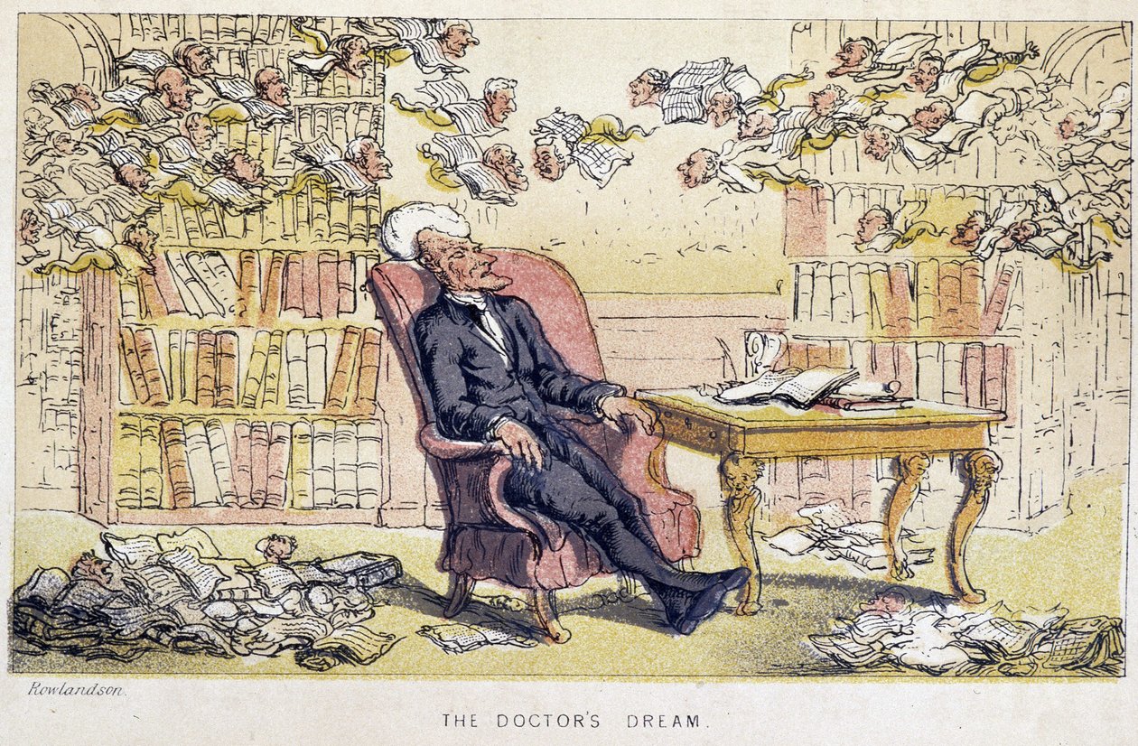 Le rêve du docteur - William Combe, hasta tarafından “” Doktor Sözdizimi 
