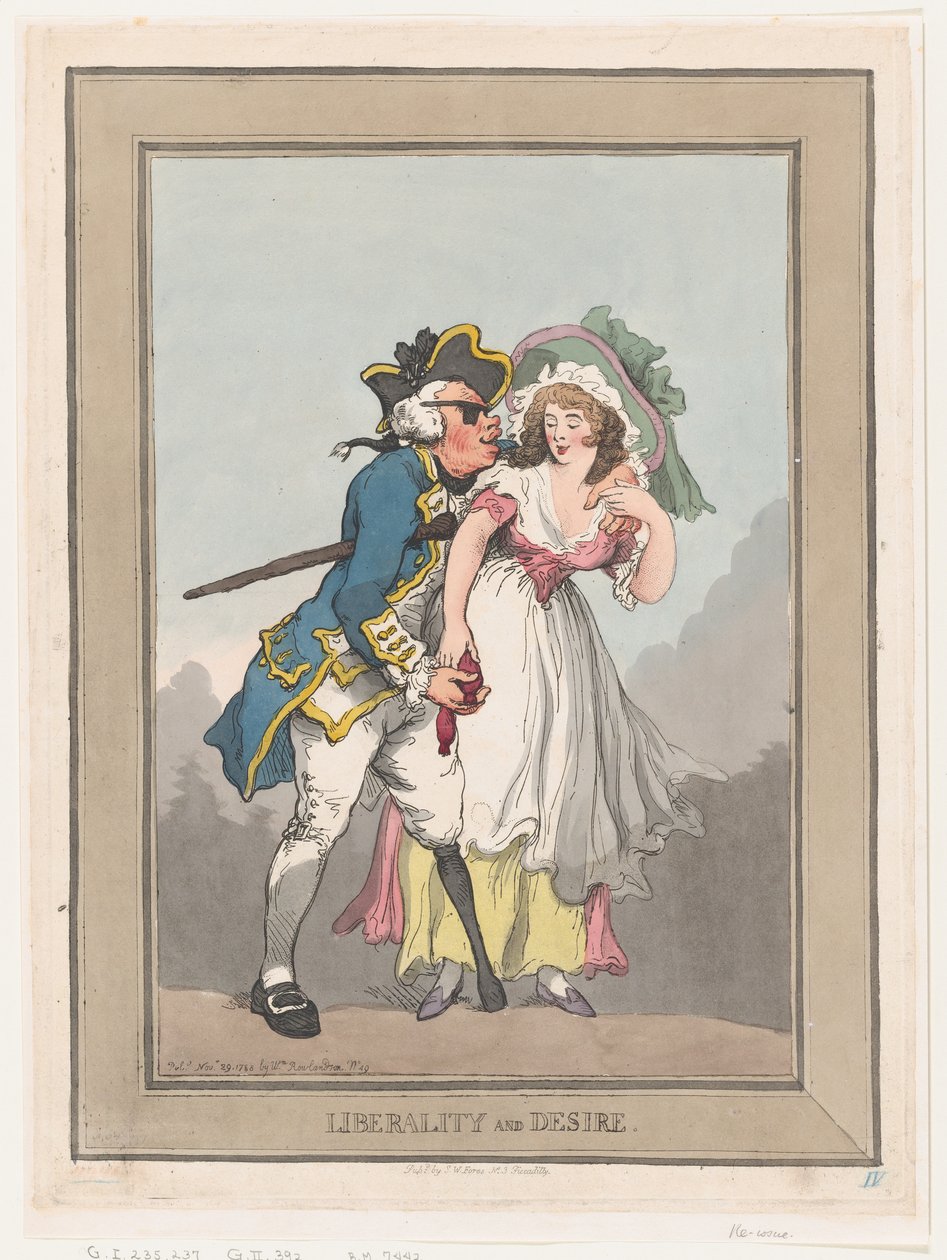 Liberalite ve Arzu, 29 Kasım 1788., 29 Kasım 1788. by Thomas Rowlandson