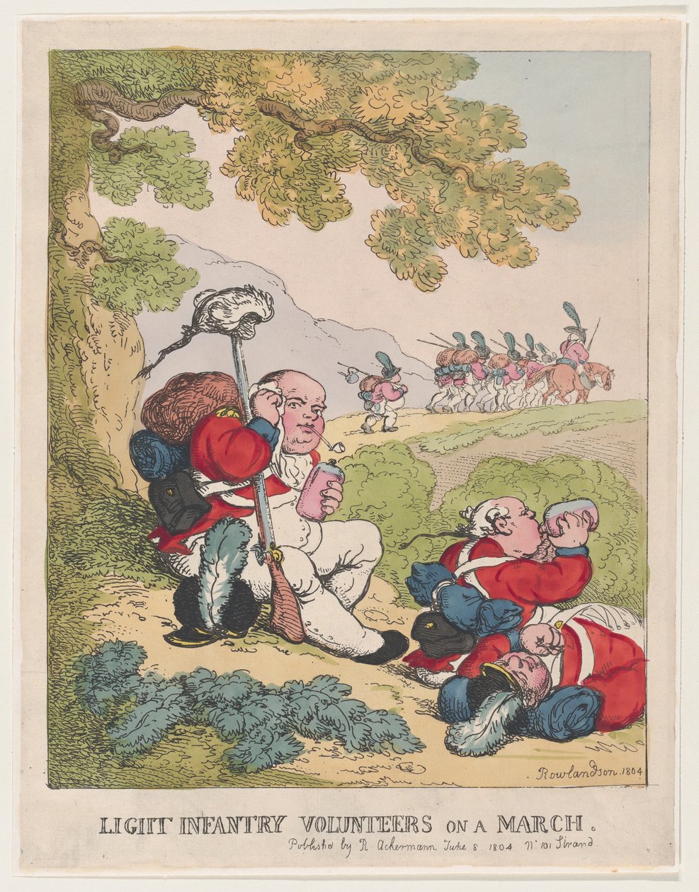 Hafif Piyade Gönüllüleri, 8 Haziran 1804, 8 Haziran 1804