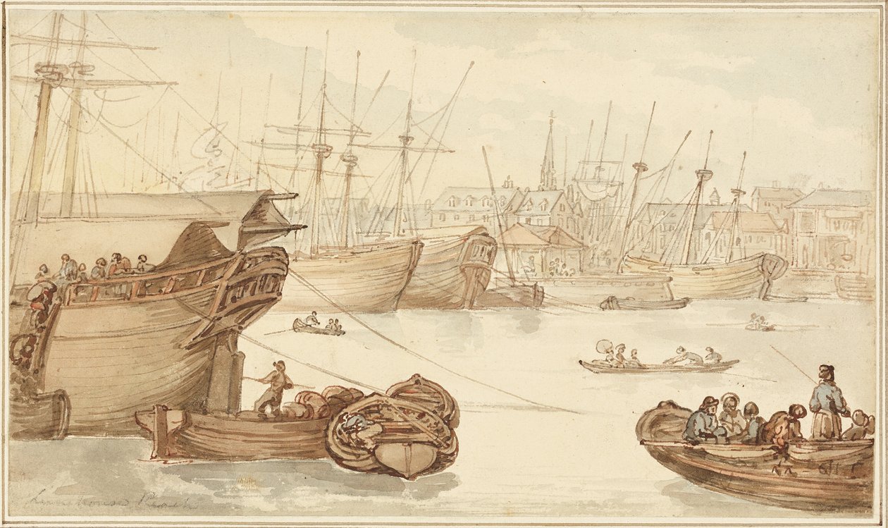 Kireç Evi Erişimi by Thomas Rowlandson