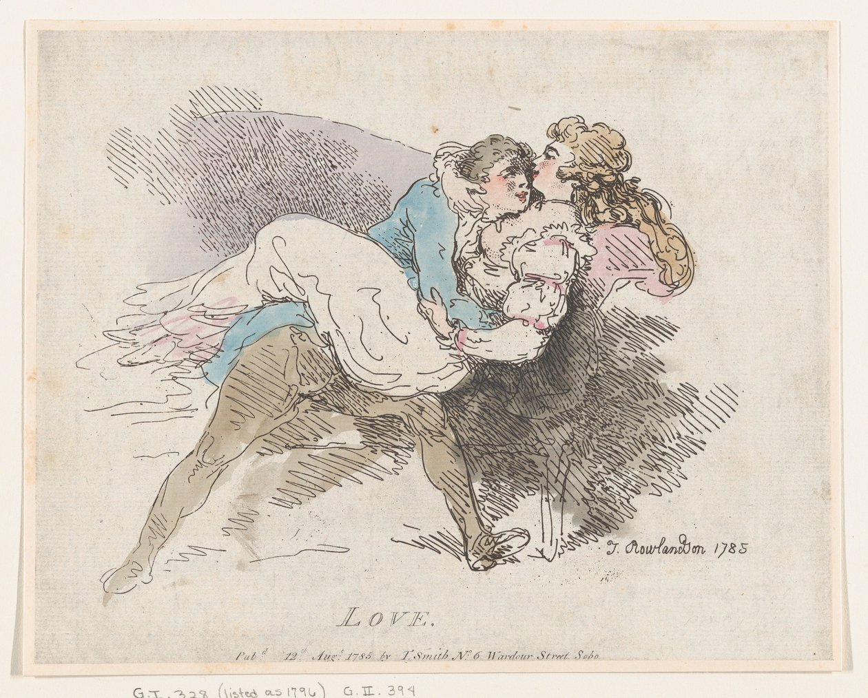 Aşk, 12 Ağustos 1785., 12 Ağustos 1785. by Thomas Rowlandson