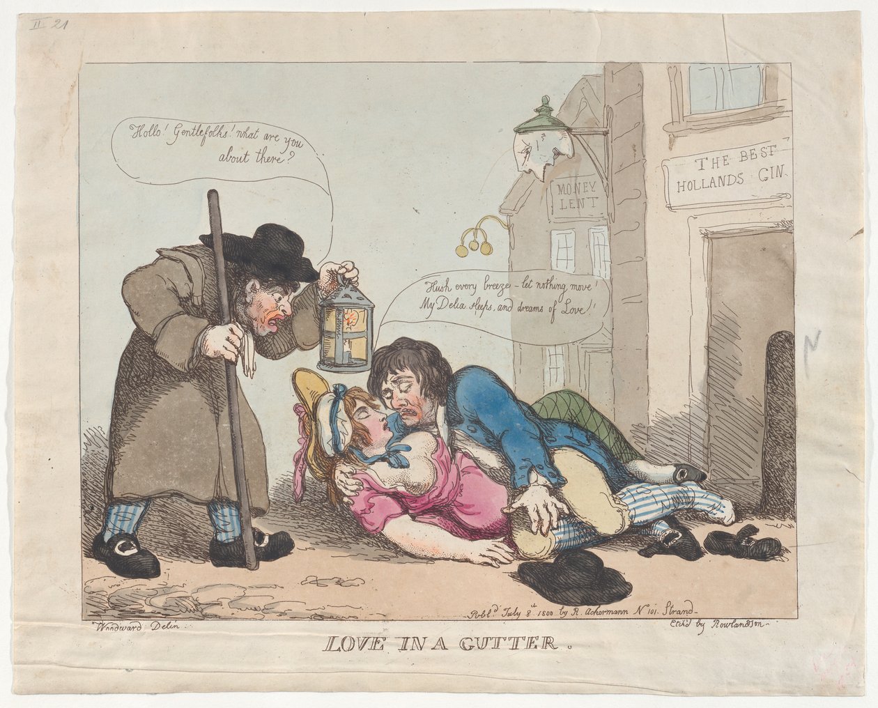 Olukta Aşk, 8 Temmuz 1800., 8 Temmuz 1800. by Thomas Rowlandson