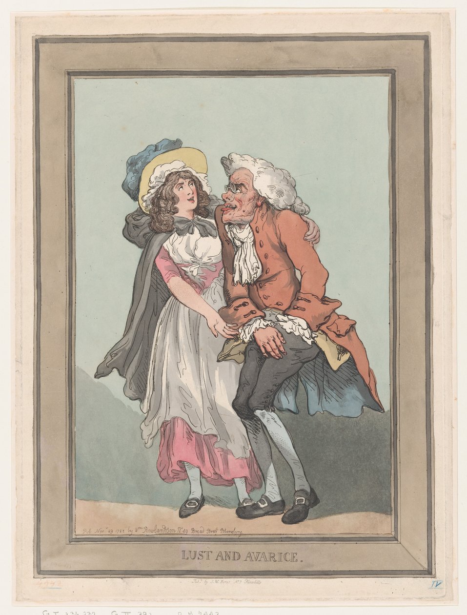 Şehvet ve Hırs, 29 Kasım 1788., 29 Kasım 1788. by Thomas Rowlandson