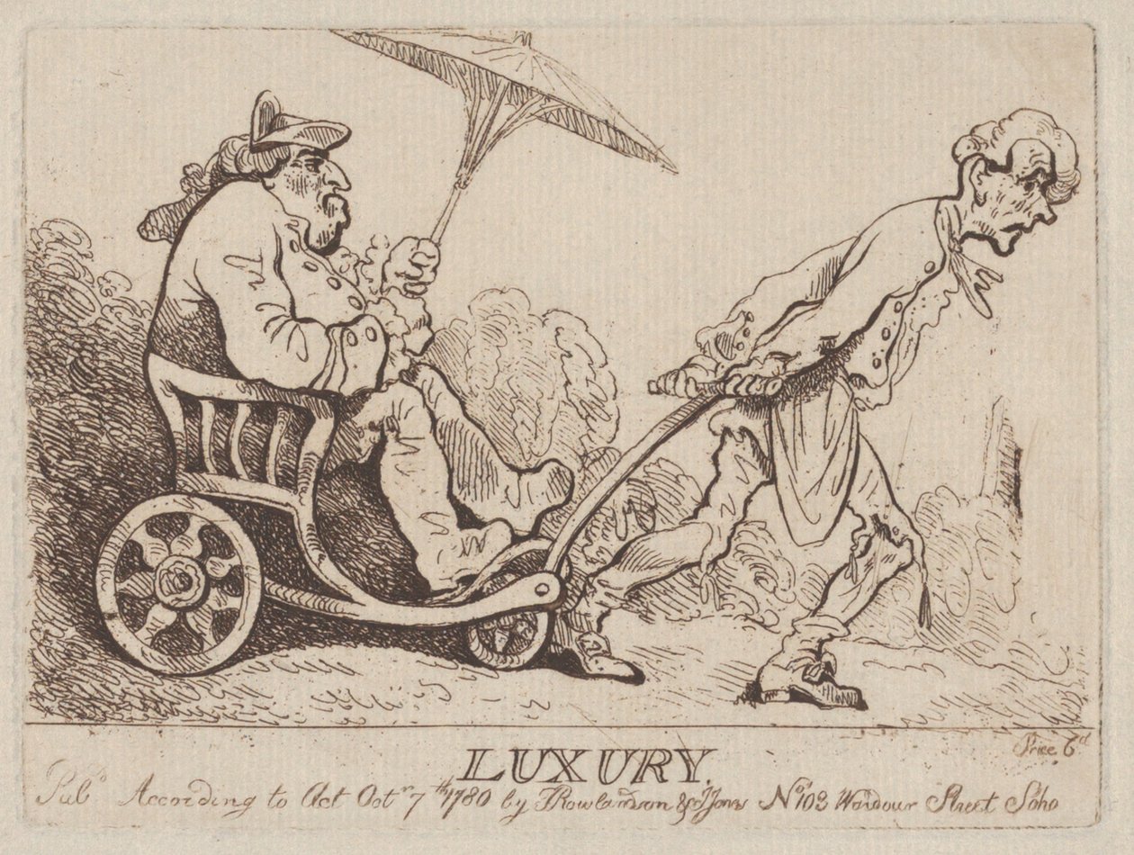 Lüks, 7 Ekim 1780., 7 Ekim 1780. by Thomas Rowlandson