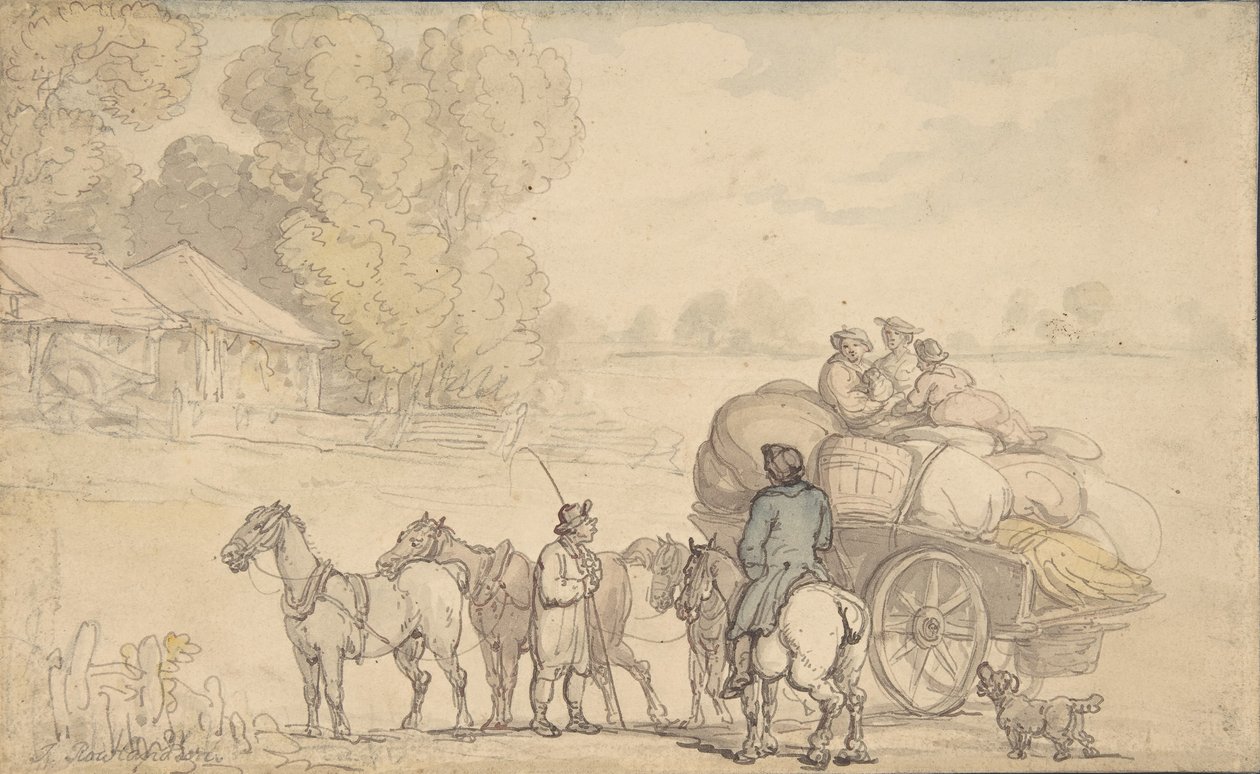 Göçmenler, 1780-1827. by Thomas Rowlandson