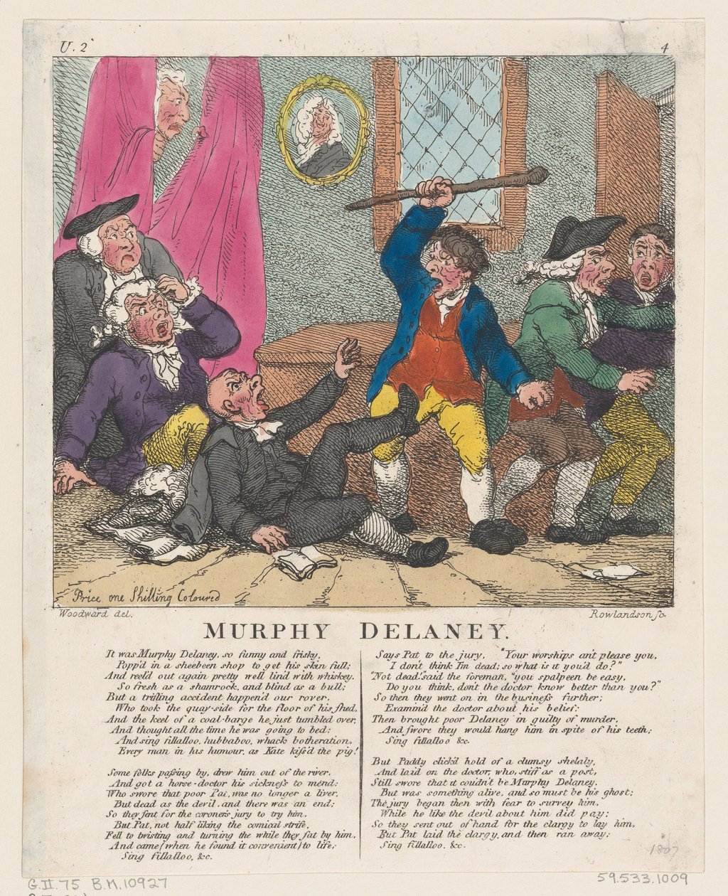Murphy Delaney, 15 Haziran 1807., 15 Haziran 1807. by Thomas Rowlandson