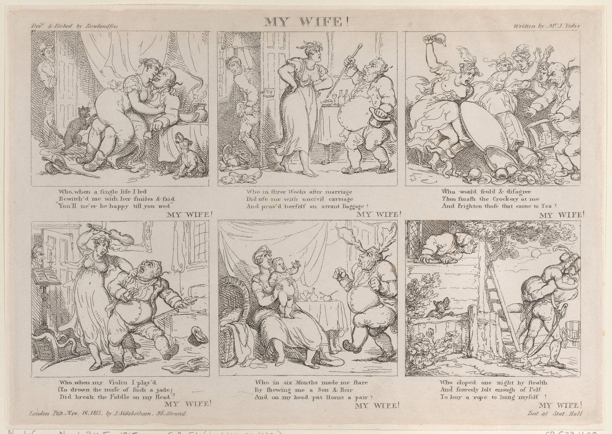 Karım!, 16 Kasım 1815., 16 Kasım 1815. by Thomas Rowlandson