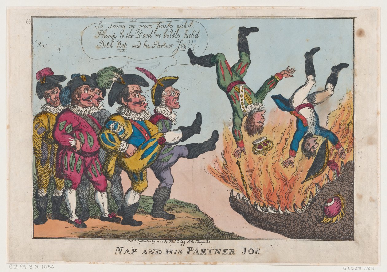 Nap ve Ortağı Joe, 29 Eylül 1808., 29 Eylül 1808. by Thomas Rowlandson