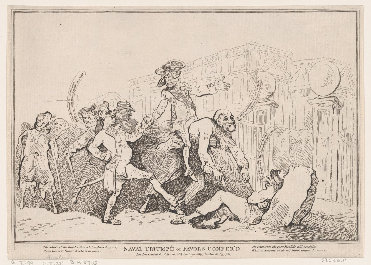 Deniz Zaferi veya Kazanılan İyilikler, 13 Kasım 1780., 13 Kasım 1780. by Thomas Rowlandson