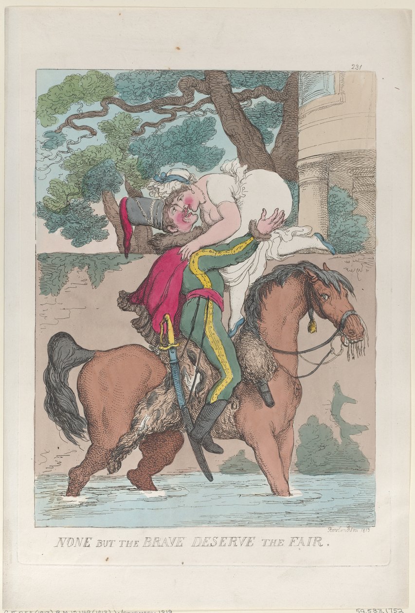 Hiçbiri Ama Cesur Fuarı Hak Eder, 1813., 1813. by Thomas Rowlandson