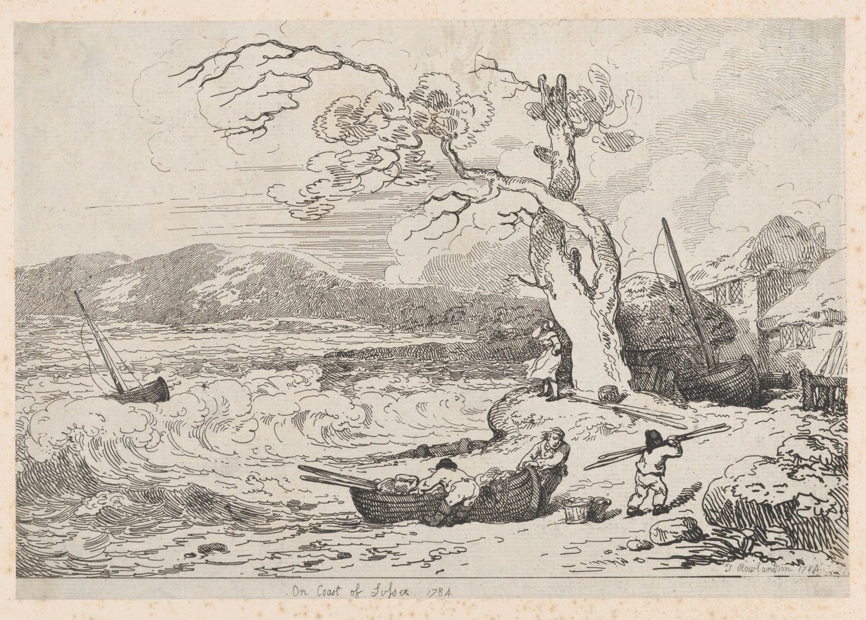 Sussex Sahili, 1784-85., 1784-85. by Thomas Rowlandson
