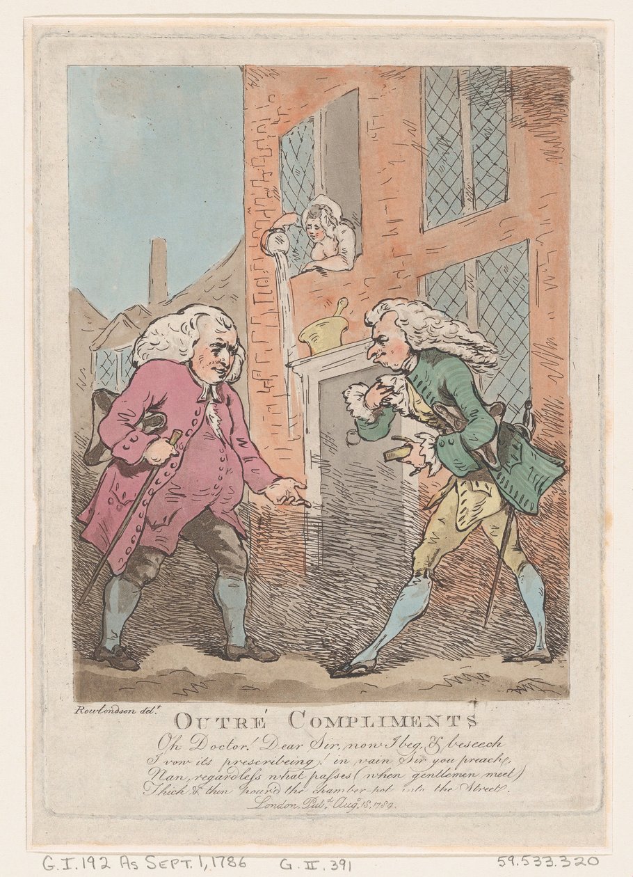 Öfkeli Övgüler, 18 Ağustos 1786., 18 Ağustos 1786. by Thomas Rowlandson