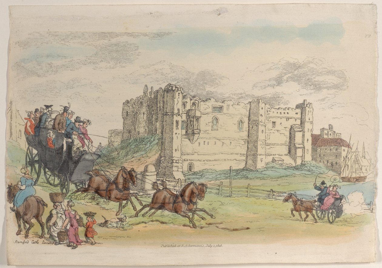 Levha 22, Minyatürde Dünyadan, 1816., 1816. by Thomas Rowlandson