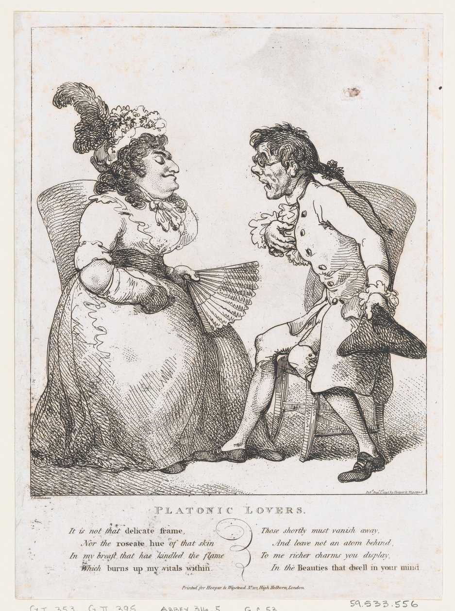 Platonik Aşıklar, 1 Ağustos 1797., 1 Ağustos 1797. by Thomas Rowlandson