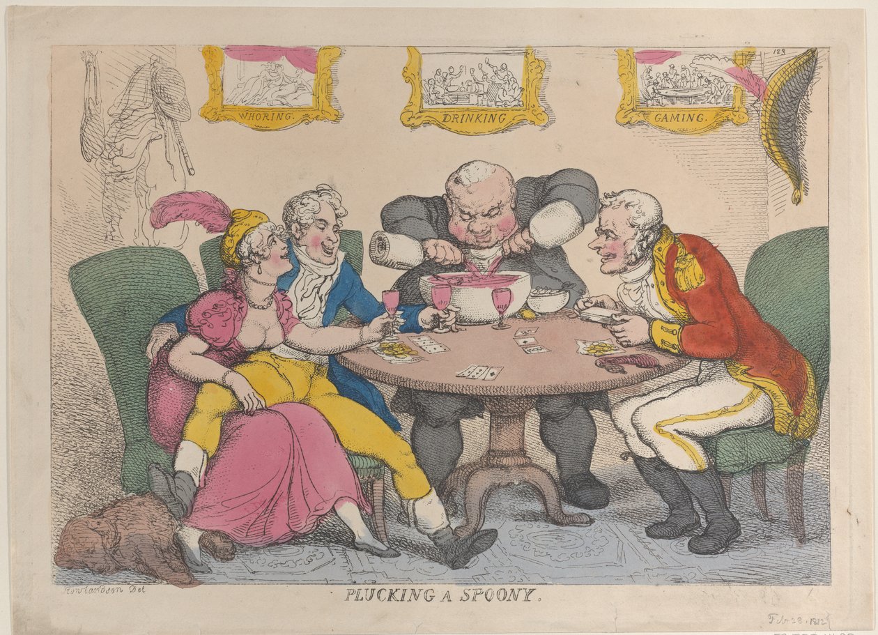 Kaşık Yolma, 28 Şubat 1812., 28 Şubat 1812. by Thomas Rowlandson