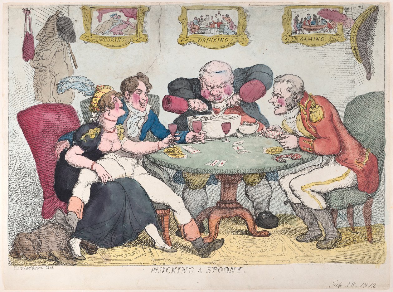 Kaşık Yolma, 28 Şubat 1812., 28 Şubat 1812. by Thomas Rowlandson
