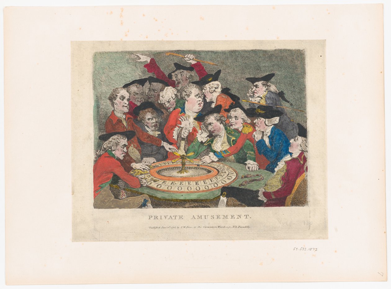 Özel Eğlence, 1 Ocak 1786., 1 Ocak 1786. by Thomas Rowlandson
