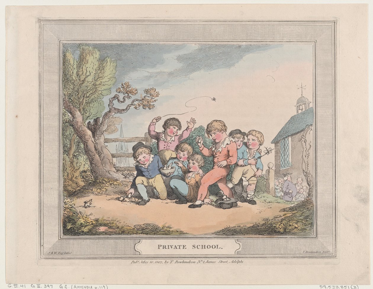 Özel Okul, 10 Mayıs 1802., 10 Mayıs 1802. by Thomas Rowlandson