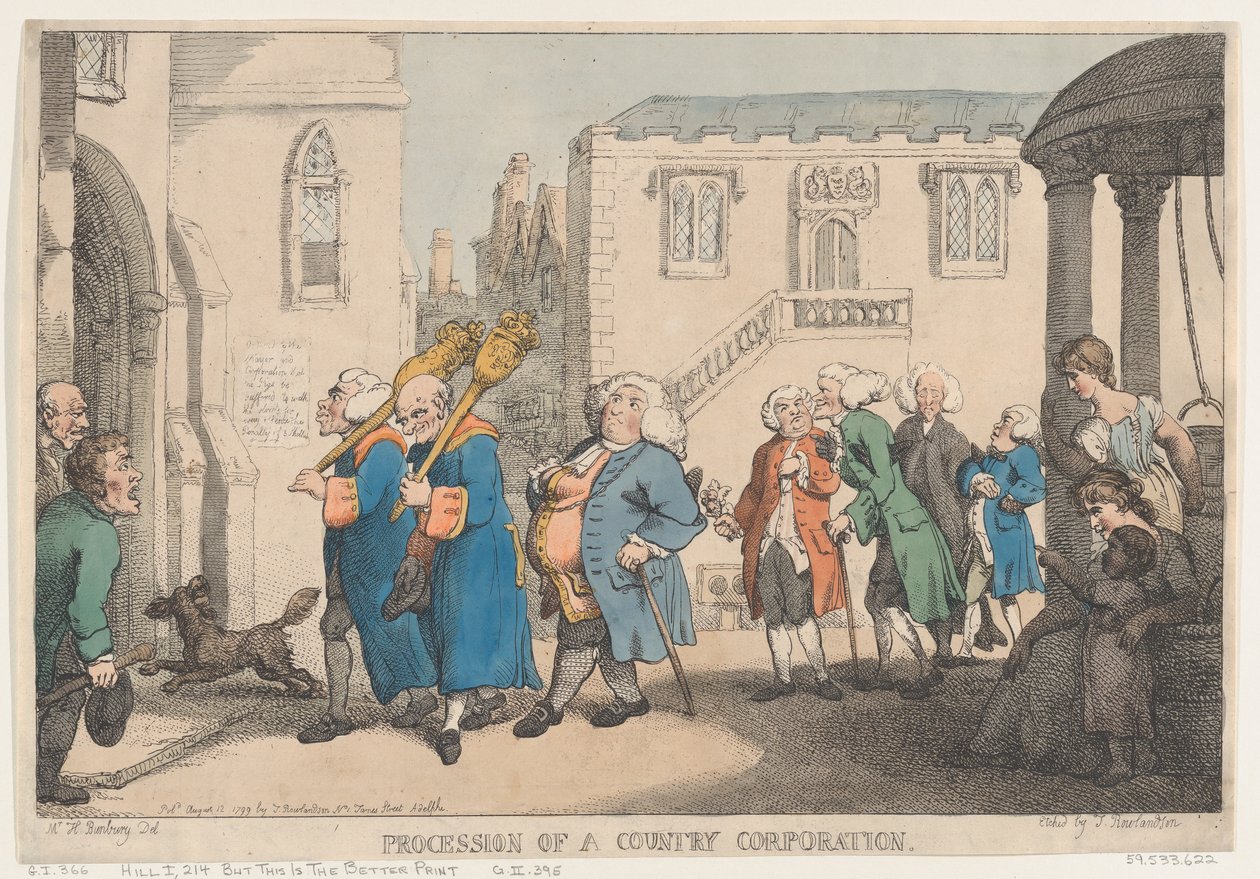 Bir Ülke Şirketi Alayı, 12 Ağustos 1799., 12 Ağustos 1799. by Thomas Rowlandson