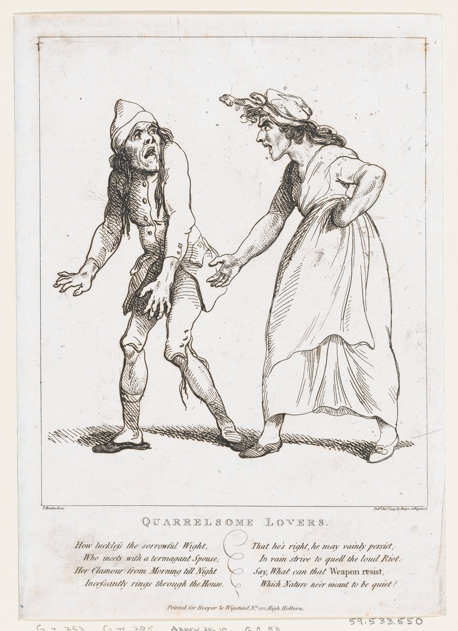 Kavgacı Aşıklar, 2 Ocak 1797., 2 Ocak 1797. by Thomas Rowlandson