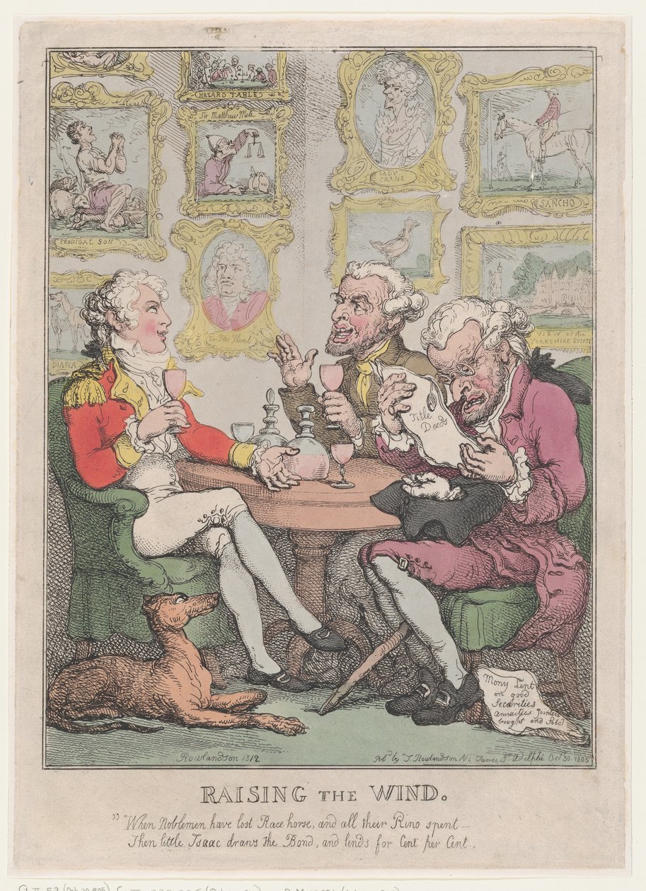 Rüzgarı Yükseltmek, 1805-12., 1805-12. by Thomas Rowlandson