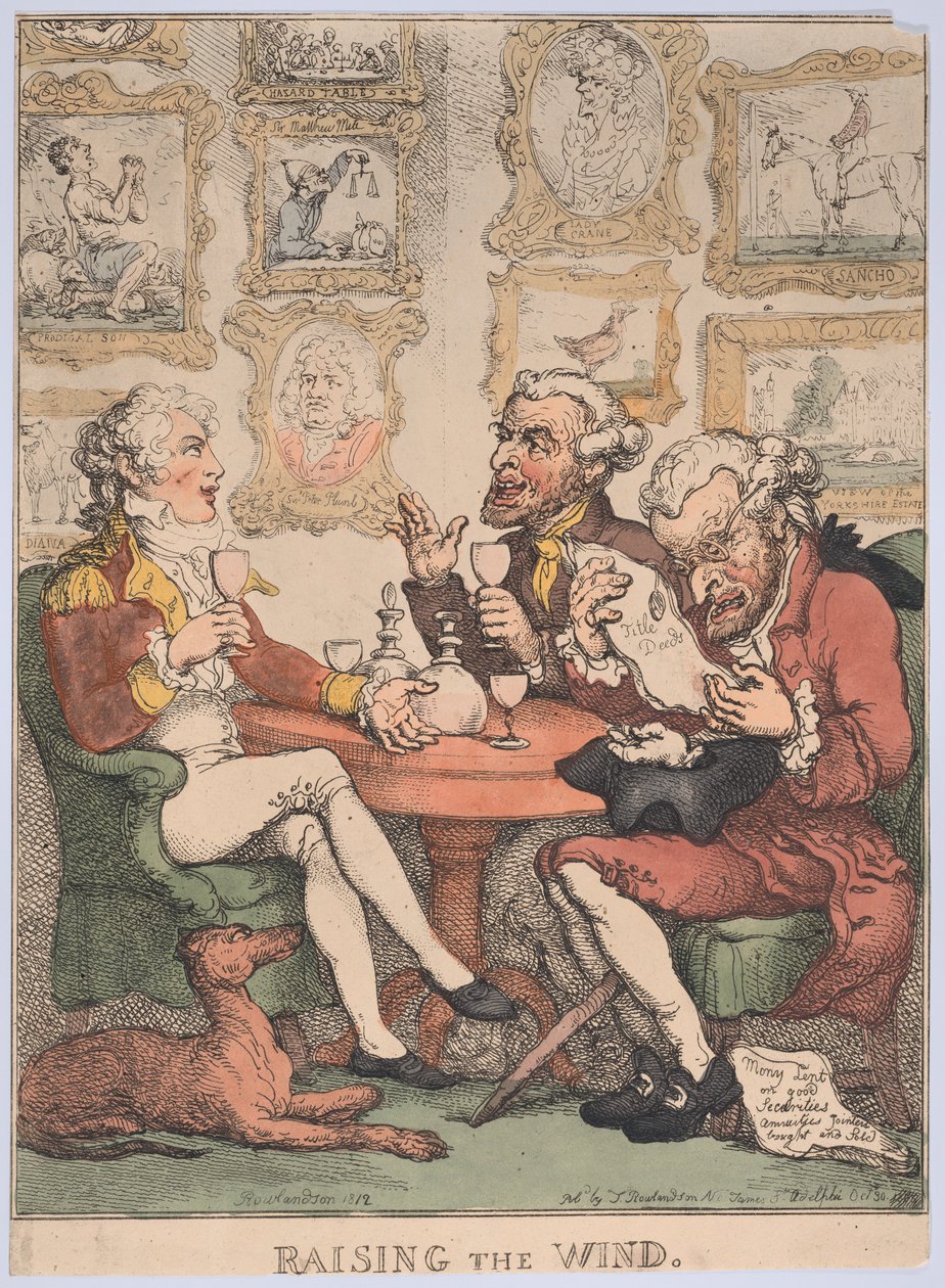 Rüzgarı Yükseltmek, 1805-12., 1805-12. by Thomas Rowlandson