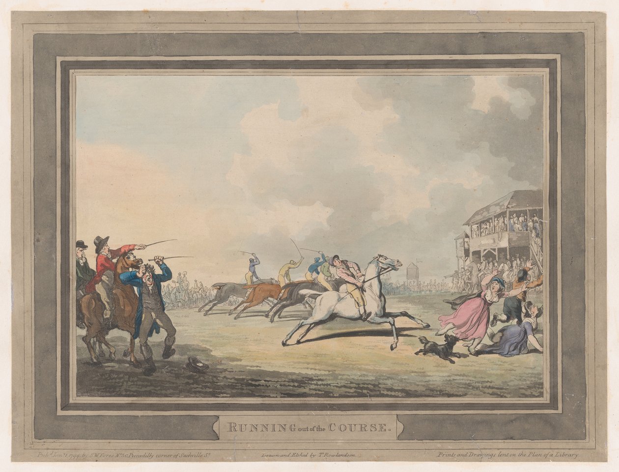 Kursun Bitmesi, 1 Ocak 1799., 1 Ocak 1799. by Thomas Rowlandson