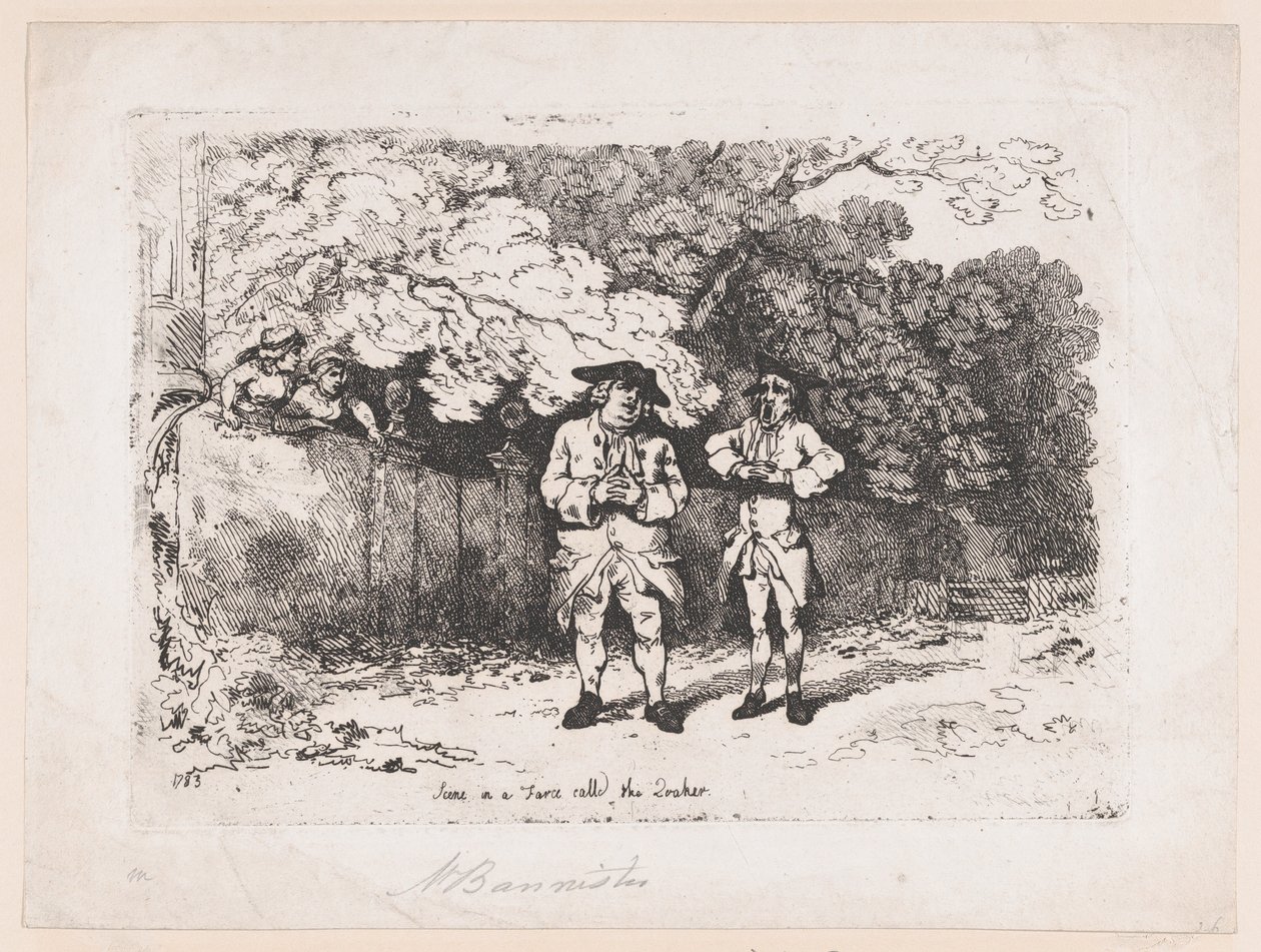 The Quaker adlı bir Farce sahnesi, 22 Aralık 1783., 22 Aralık 1783. by Thomas Rowlandson