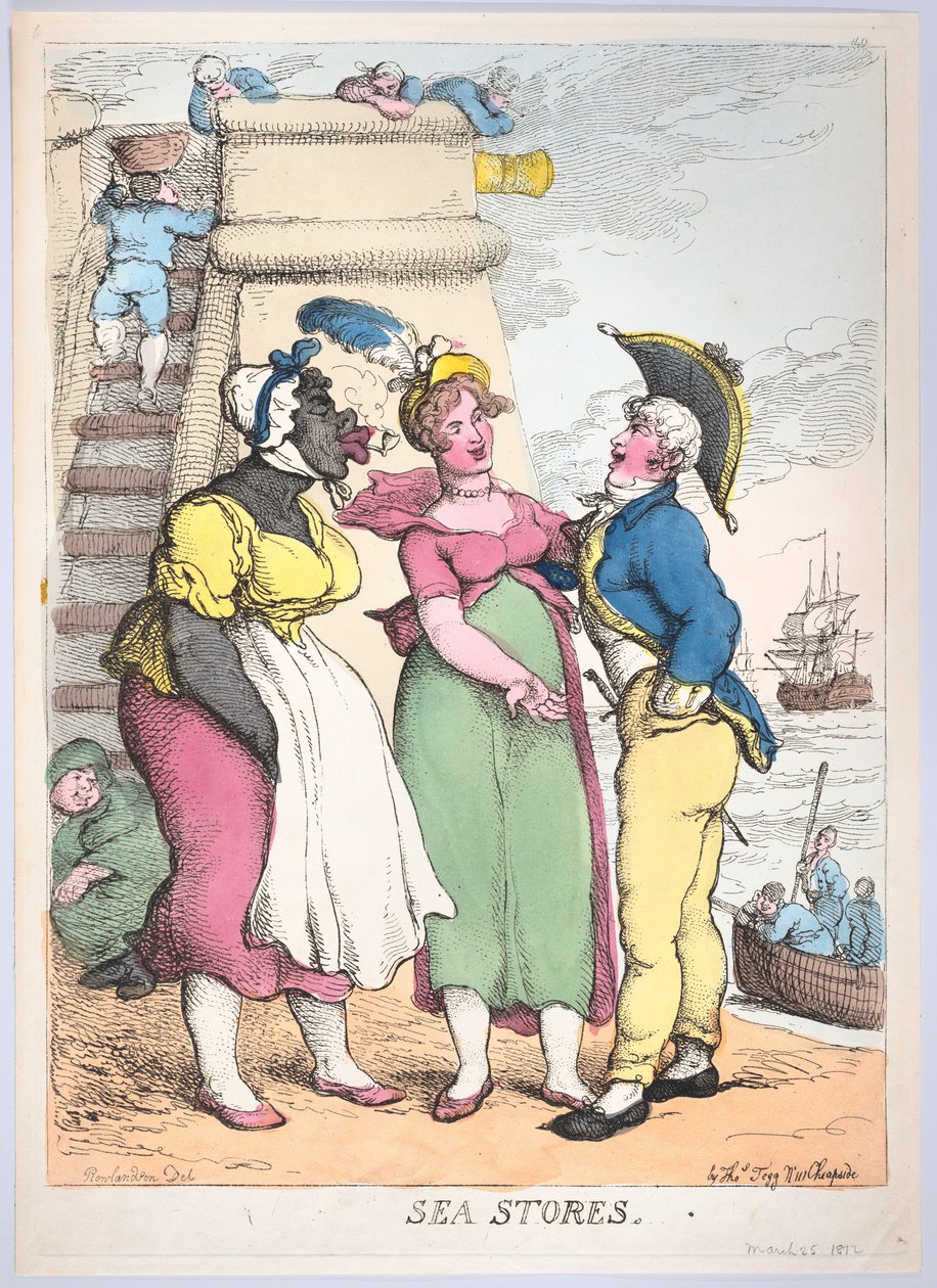 Deniz Mağazaları, 25 Mart 1812., 25 Mart 1812. by Thomas Rowlandson
