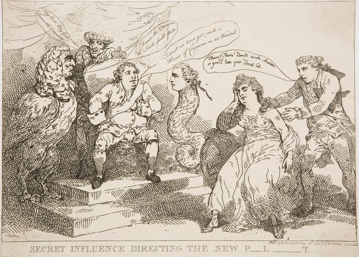 Yeni Plt'yi yönlendiren gizli etki by Thomas Rowlandson