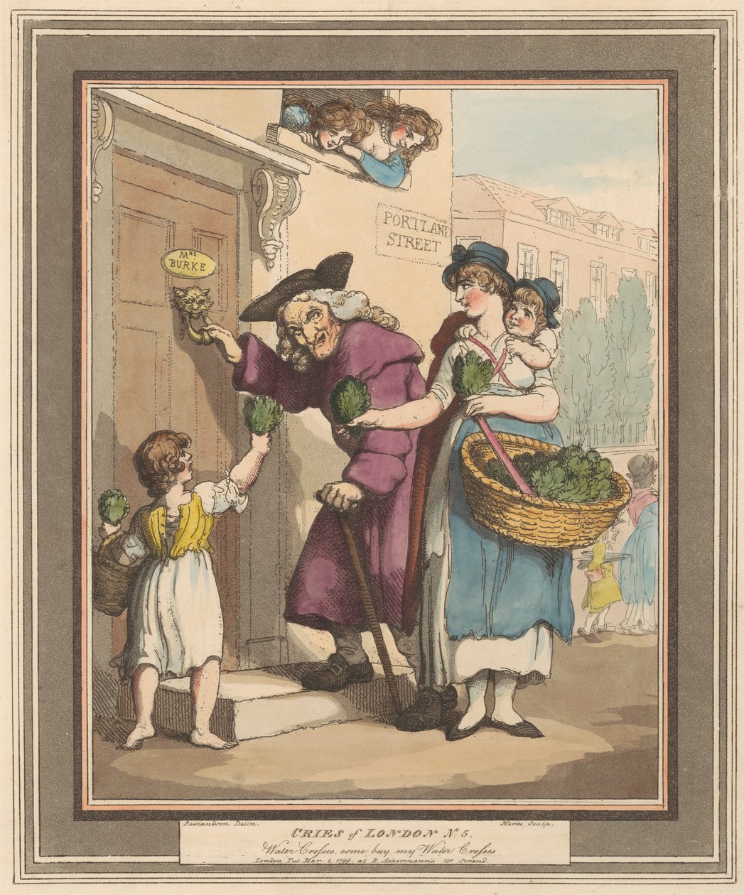 Sekizli set (5): Cries of London by Thomas Rowlandson