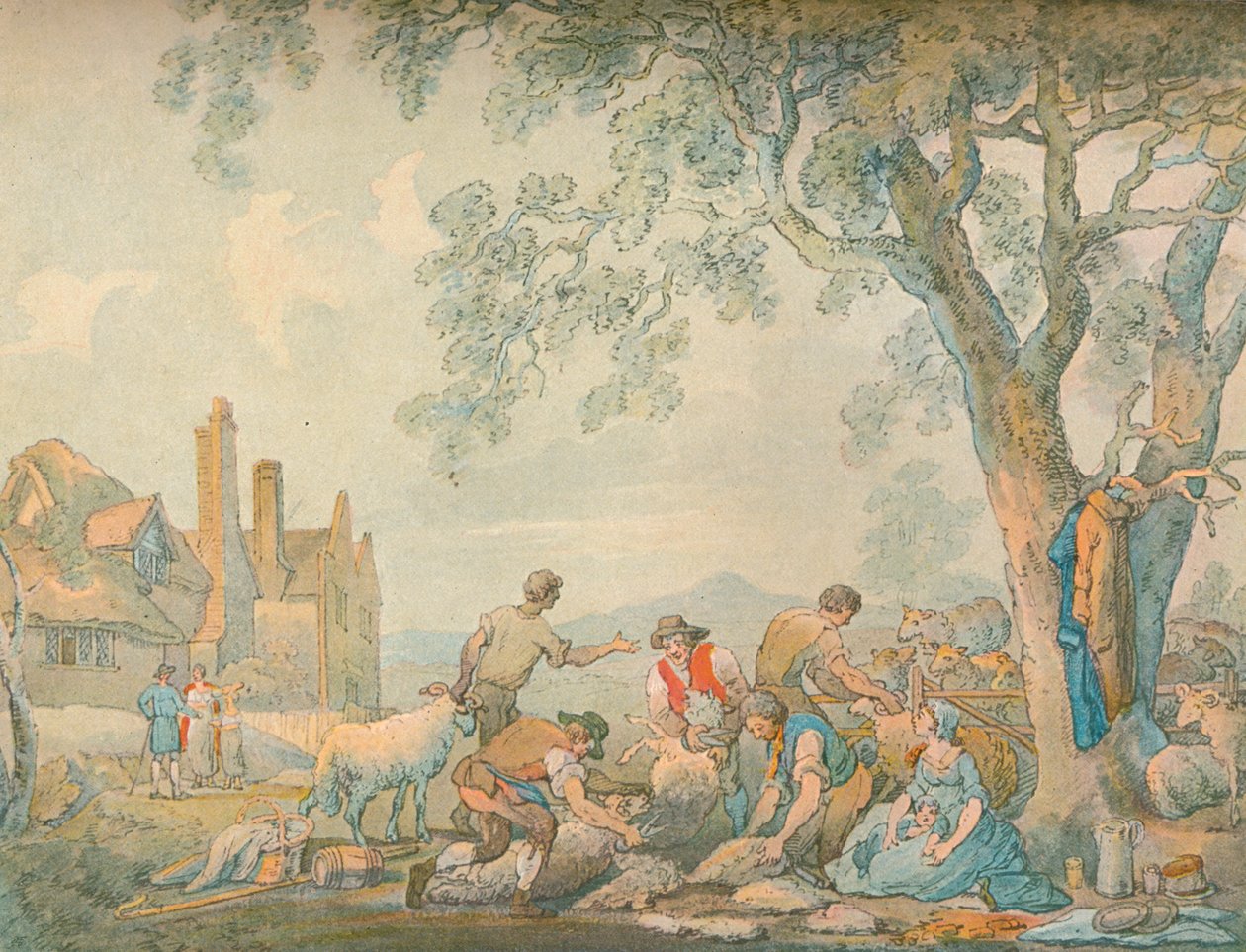 Koyun Kırkma, c1776-1827, 1906 by Thomas Rowlandson
