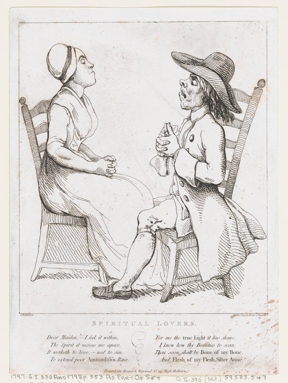 Manevi Aşıklar, 2 Ocak 1797., 2 Ocak 1797. by Thomas Rowlandson
