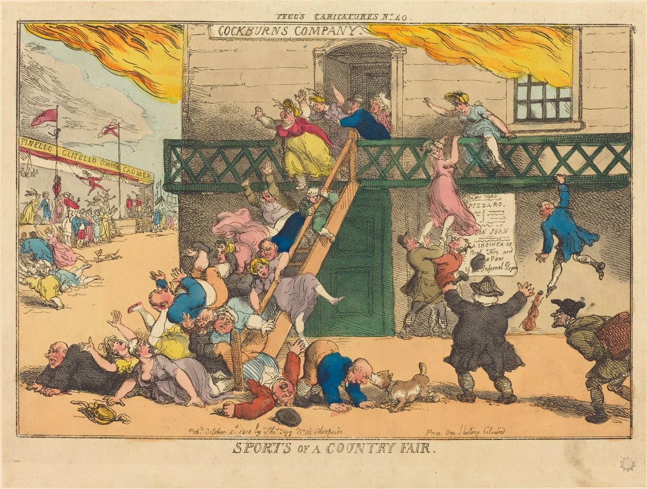 Ülke Sporları Fuarı by Thomas Rowlandson