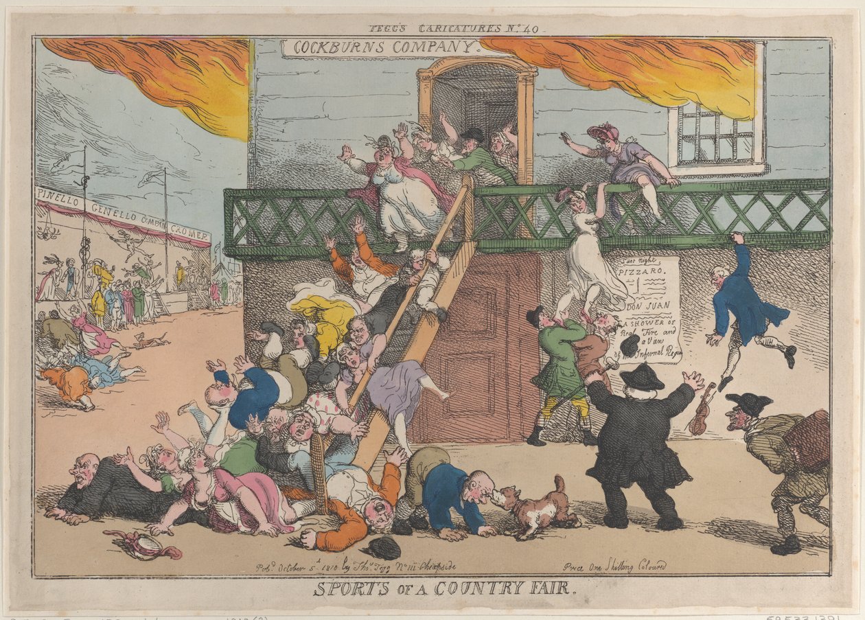 Bir Ülkenin Spor Fuarı, 5 Ekim 1810., 5 Ekim 1810. by Thomas Rowlandson
