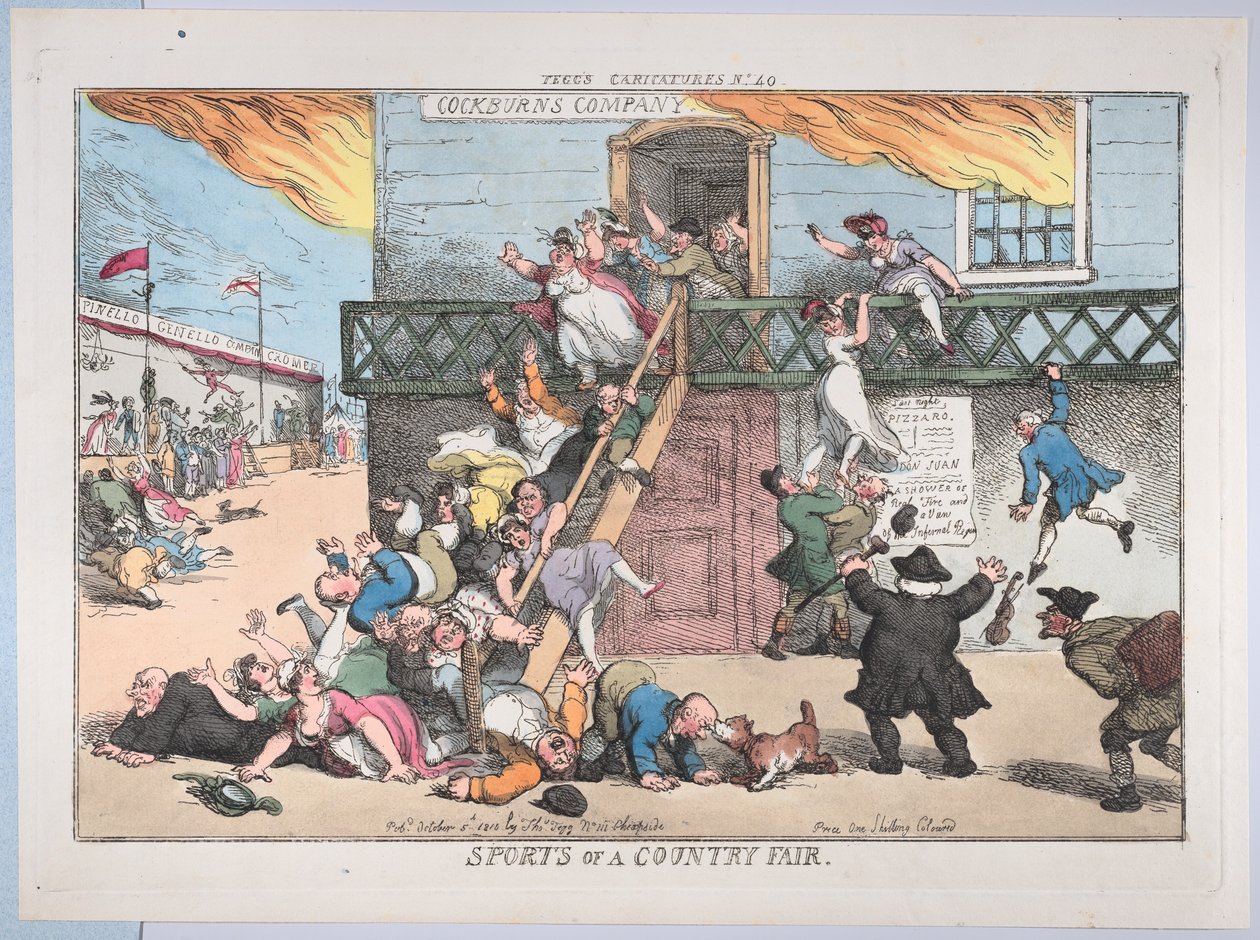 Bir Ülkenin Spor Fuarı, 5 Ekim 1810., 5 Ekim 1810. by Thomas Rowlandson