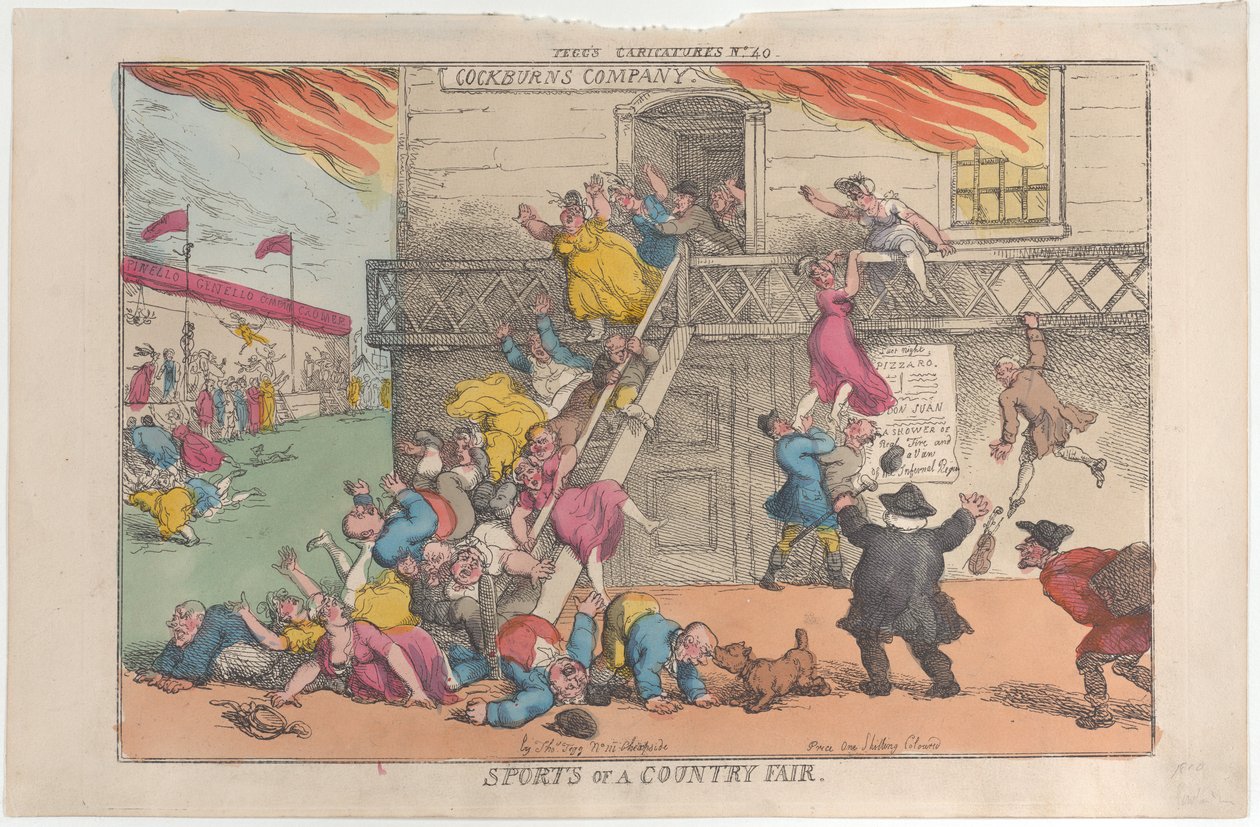 Bir Ülkenin Spor Fuarı, 5 Ekim 1810., 5 Ekim 1810. by Thomas Rowlandson