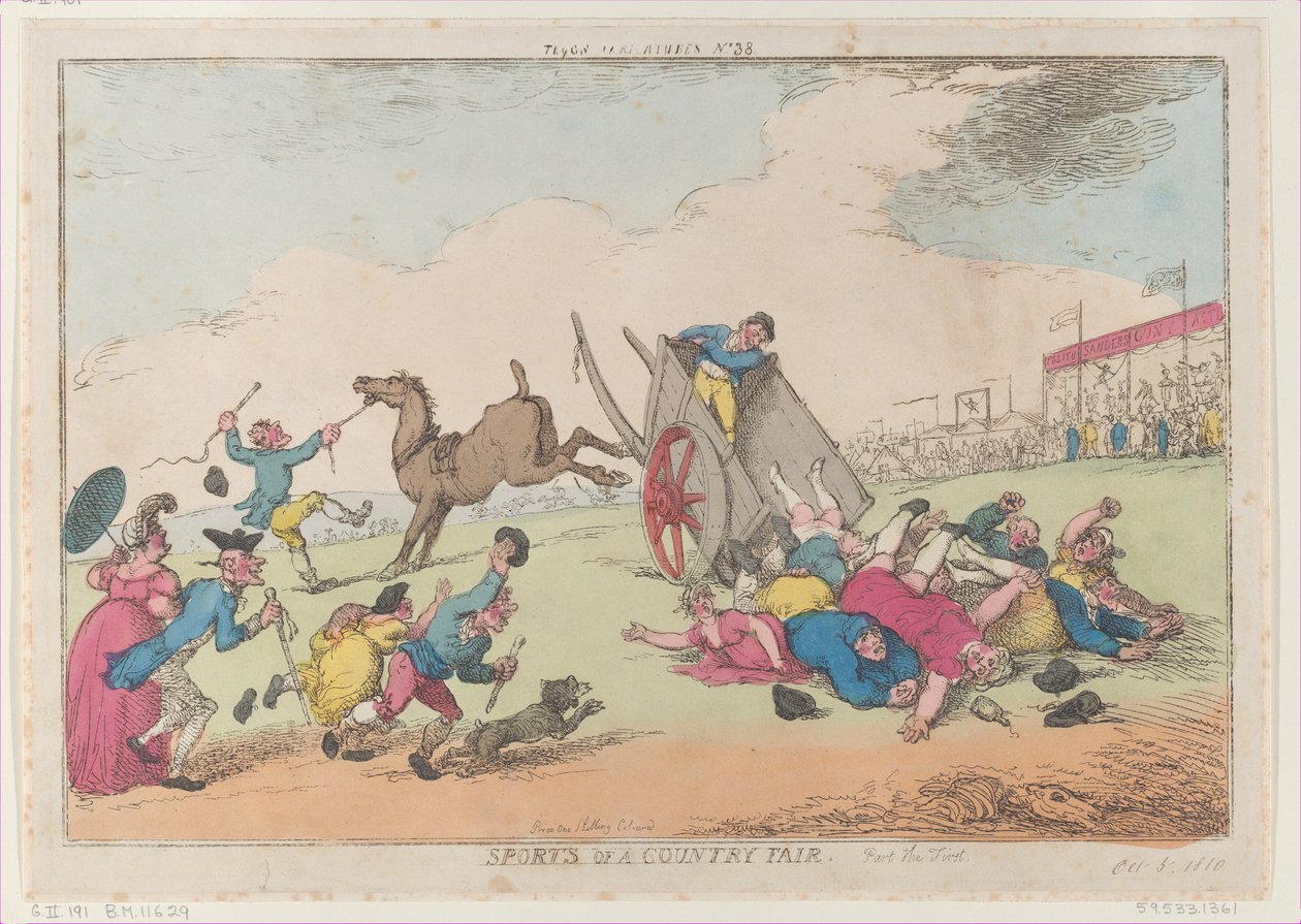 Bir Ülkenin Spor Fuarı, Birinci Bölüm, 5 Ekim 1810., 5 Ekim 1810. by Thomas Rowlandson