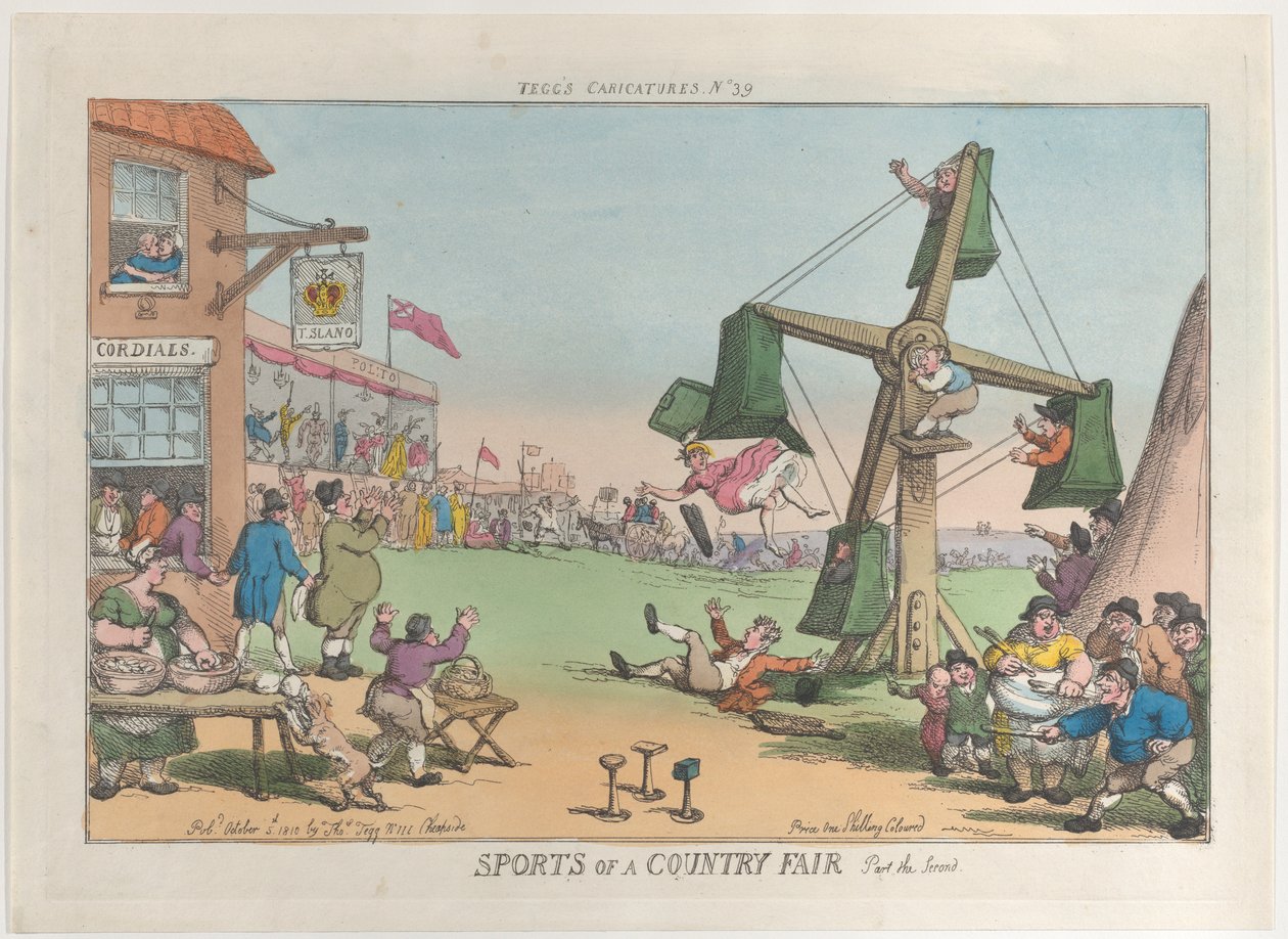 Bir Ülkenin Spor Fuarı, İkinci Bölüm, 5 Ekim 1810., 5 Ekim 1810. by Thomas Rowlandson