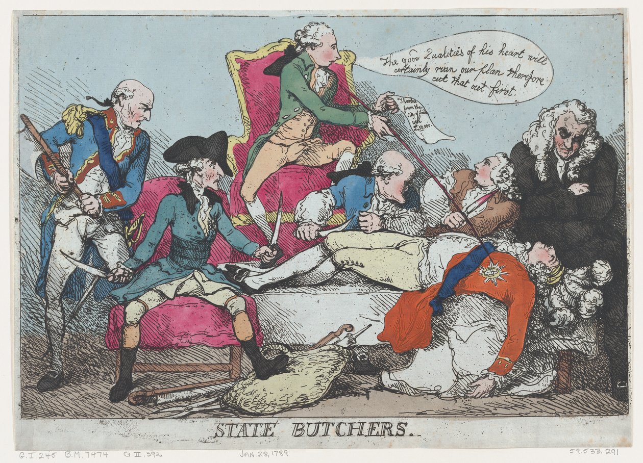 Devlet Kasapları, 28 Ocak 1789., 28 Ocak 1789. by Thomas Rowlandson