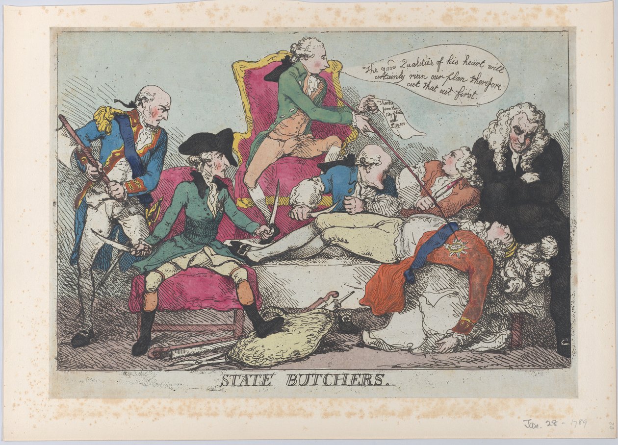 Devlet Kasapları, 28 Ocak 1789., 28 Ocak 1789. by Thomas Rowlandson